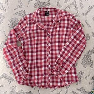 Pink Plaid White Sierra Flannel